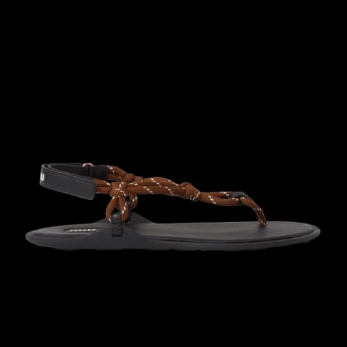 Miu Riviere Cord Leather Sandal 'Tobacco' (Women's)