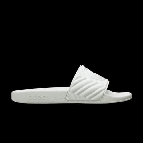 Gucci Quilted Slide 'White'