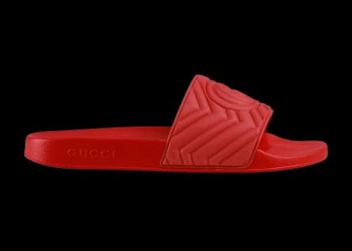 Gucci Matelasse Slide Red