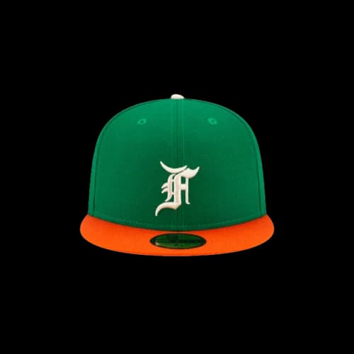 Fear of God Essentials x New Era 59Fifty Fitted Cap 'Kelly Green/Orange'