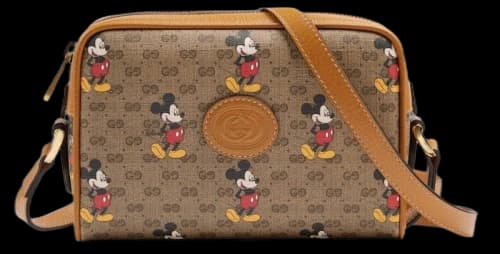 Gucci x Disney GG Supreme Shoulder Bag Beige