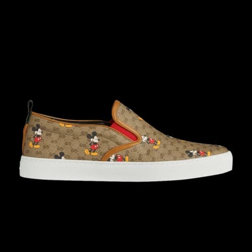 Disney x Gucci GG Supreme Slip-On 'Mickey Mouse'