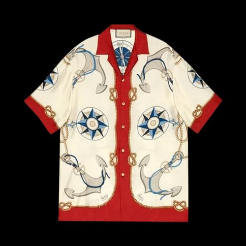Gucci Bowling Loose Shirt 'Red'