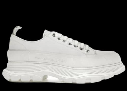 Alexander McQueen Tread Slick Low Lace Up White FW21