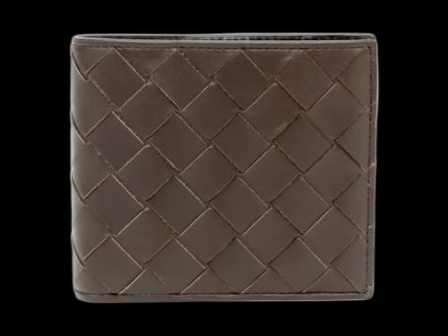 Bottega Veneta Wallet Intrecciato Bi-Fold Fondant Brown