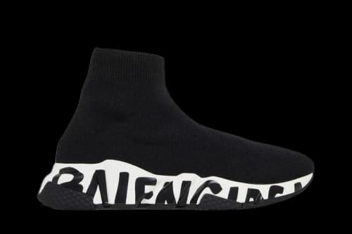 Balenciaga Speed Sneaker 'Midsole Graffiti - Black White' (Women's)