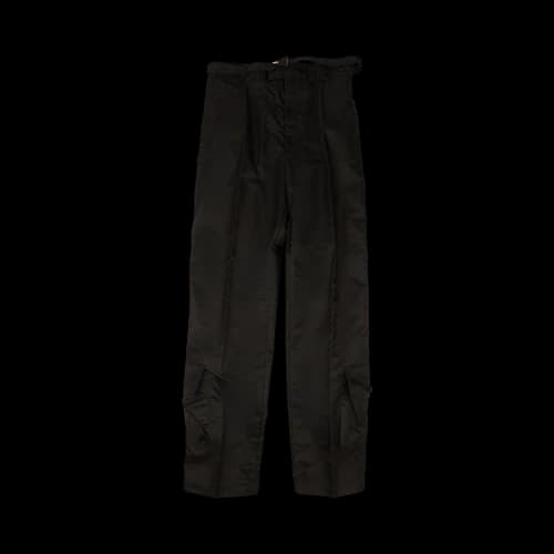 Bottega Veneta Nylon Belt Buckle Dress Pants 'Black'