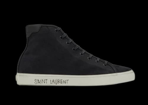 Saint Laurent Malibu Mid Black White
