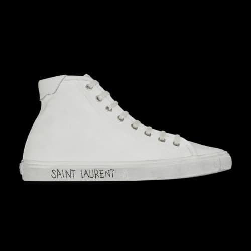 Saint Laurent Malibu Mid 'Optic White' (Women's)