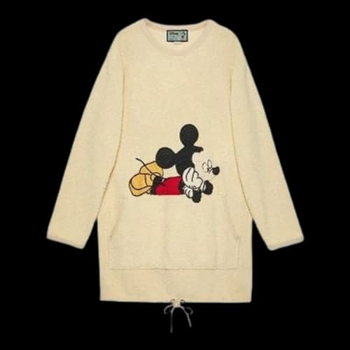 Gucci x Disney Cotton Crew Neck Dress 'Beige' (Women's)