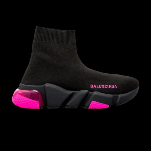 Balenciaga Speed Trainer 'Clear Sole - Black Pink' (Women's)