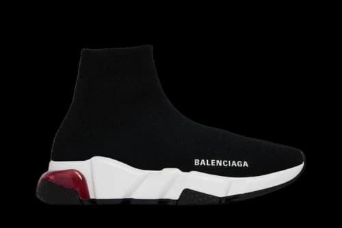 Balenciaga Speed Sneaker 'Clear Sole - Black Pink' (Women's)