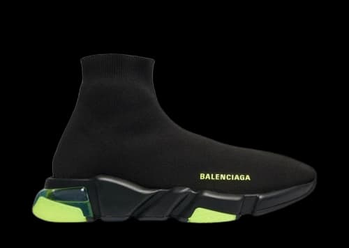 Balenciaga Speed Clear Sole Yellow Fluo