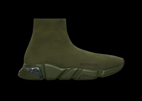 Balenciaga Speed Clear Sole Kaki