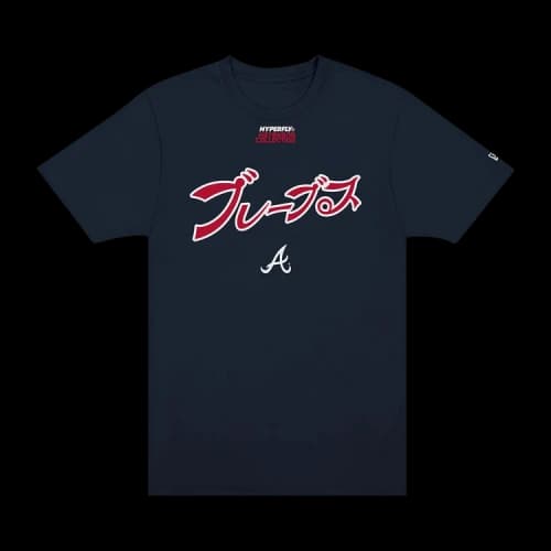 New Era x Hyperfly Braves T-Shirt 'Navy'