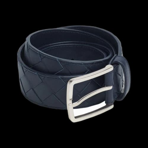 Bottega Veneta Intrecciato Belt 'Space/Silver'
