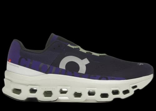 On Running Cloudmonster Acai Purple Yellow