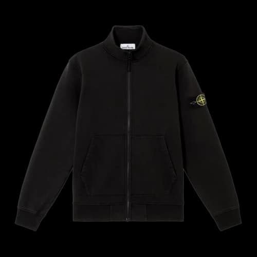 Stone Island Zip Up Cardigan 'Black'