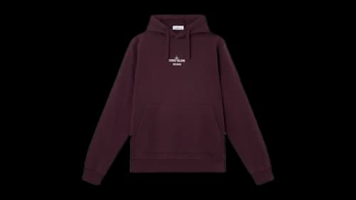 Stone Island Cotton Fleece 6100065 Sweatshirt Amaranth
