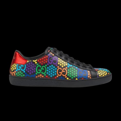 Gucci Ace GG Supreme Low 'Psychedelic - Black' (Women's)