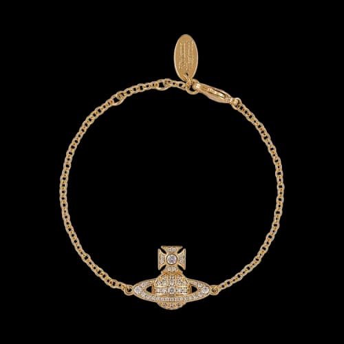 Vivienne Westwood Carmela Bas Relief Bracelet 'Gold'