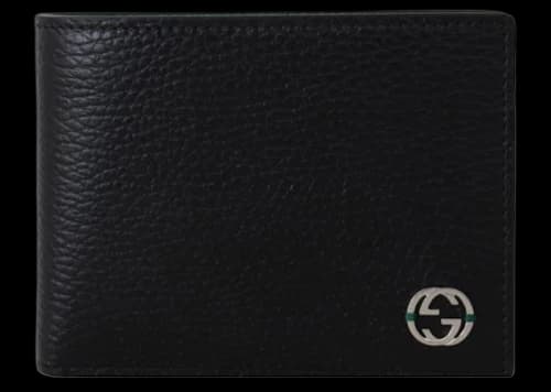 Gucci Interlocked GG Bifold Wallet Black/Green