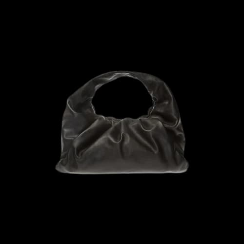 Bottega Veneta The Shoulder Pouch Bag 'Black/Silver'