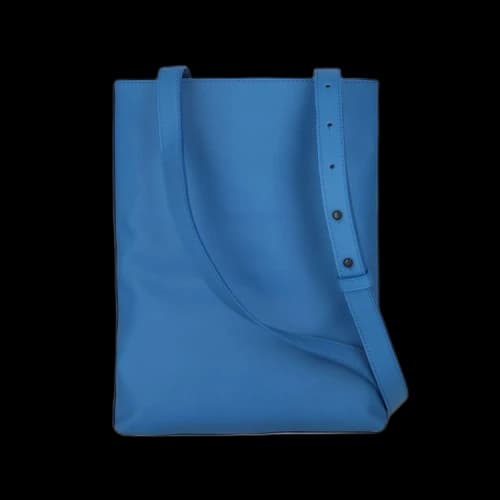 Bottega Veneta Intrecciato Leather Messenger Bag 'Blue'