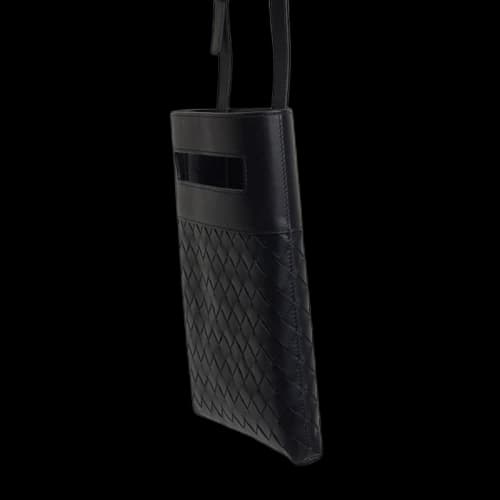 Bottega Veneta Mesh Crossbody Blue