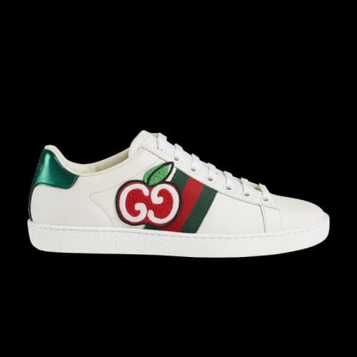 Gucci Ace Low 'GG Apple Patch - White' (Women's)