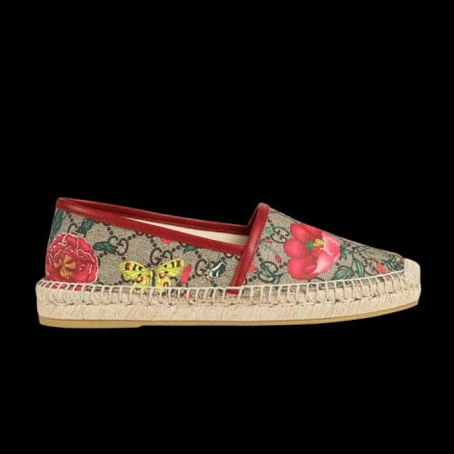 Gucci GG Supreme Espadrilles 'Floral' (Women's)