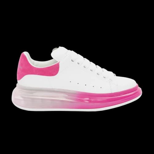 Alexander McQueen Oversized Sneaker 'Clear Sole - White Pink' (Women's)