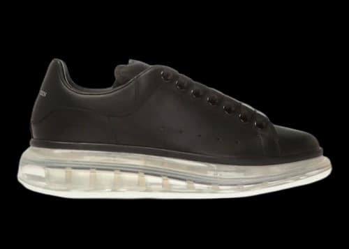 Alexander McQueen Oversized Black Clear Sole (Women's)