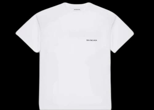 Balenciaga Large Fit T-shirt White