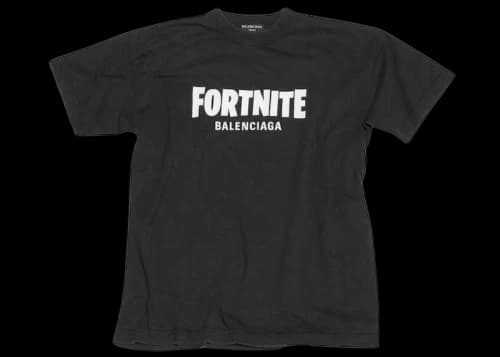 Balenciaga x FORTNITE©2021 Medium Fit T-shirt Black/White