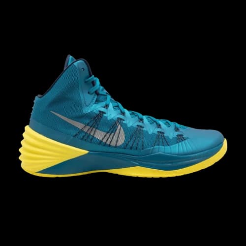 Nike Hyperdunk 2013 'Tropical Teal Sonic Yellow'