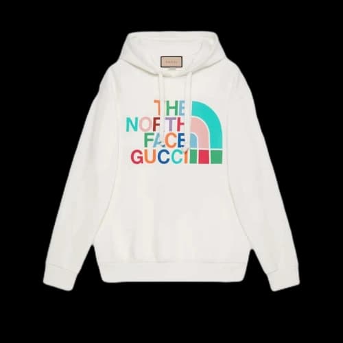 Gucci x The North Face Cotton Sweatshirt Off White/Multicolor