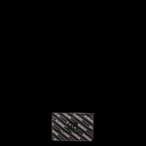 Balenciaga Monogram Stripe Chain Crossbody Bag 'Black'