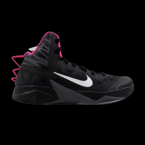 Nike Zoom Hyperfuse 2013 Black/Metallic Silver-Dark Grey-Pink