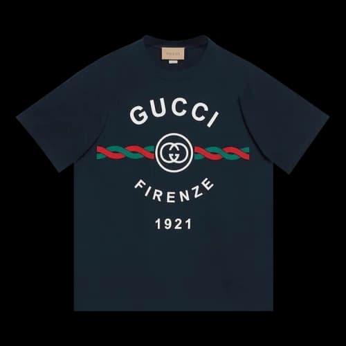Gucci Firenze 1921 T-Shirt 'Dark Blue'