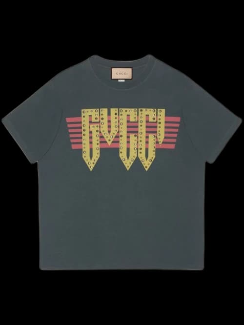 Gucci Logo-Print T-shirt Dark Green