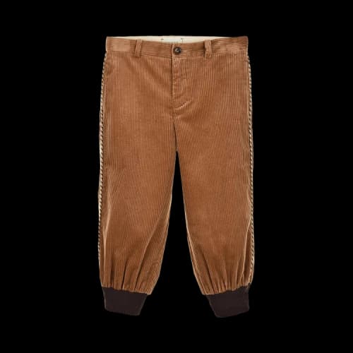 Gucci Kids Corduroy Joggers 'Brown'