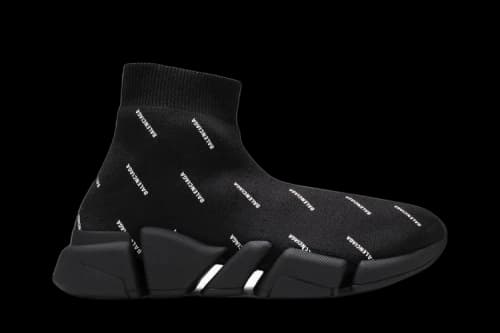 Balenciaga Speed 2.0 Sneaker 'Allover Logo - Black' (Women's)