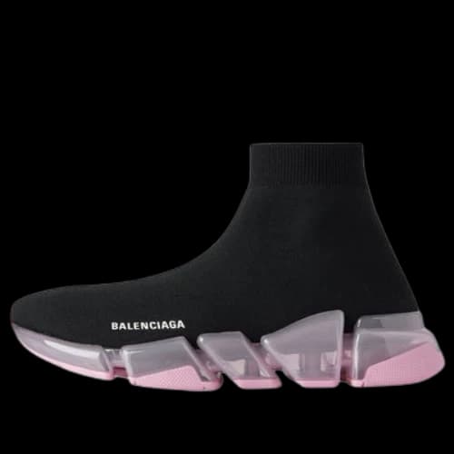 Balenciaga Speed 2.0 'Black Pink Clear Sole' (Women's)