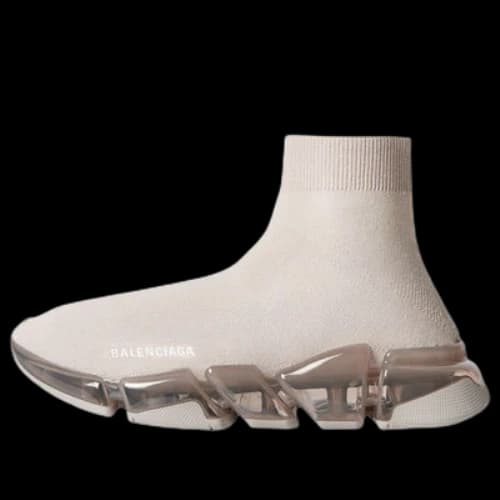 Balenciaga Speed 2.0 'Light Beige Clear Sole' (Women's)