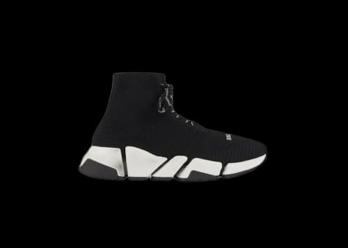 Balenciaga Speed 2.0 Lace Up Black White (Women's)