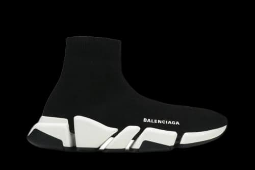 Balenciaga Speed 2 Trainer Knit 'Black White'