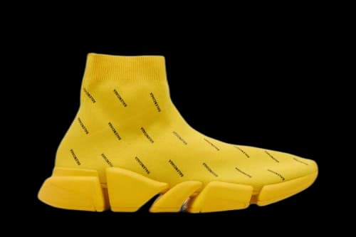 Balenciaga Speed 2.0 Sneaker 'Allover Logo - Yellow'