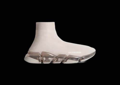 Balenciaga Speed 2.0 Clear Sole Light Beige