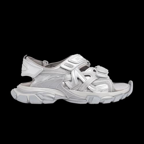 Balenciaga Track Sandal 'Silver Metallic'